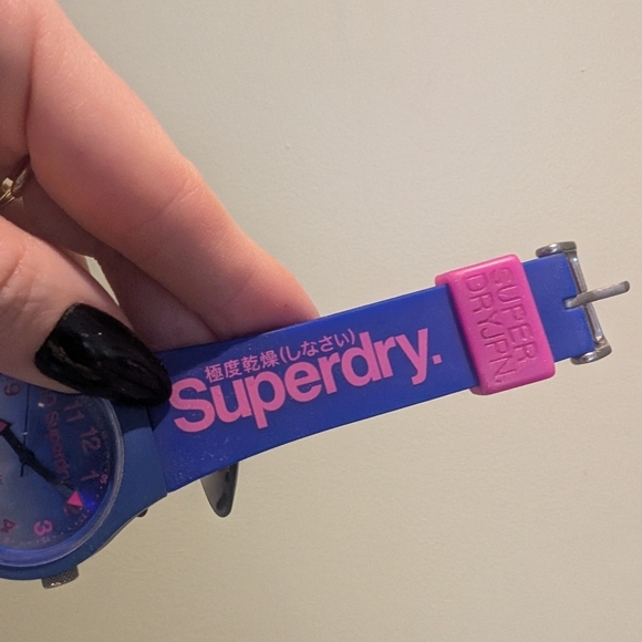 Superdry Navy and Magenta Smartwatch - Picture 5 of 10